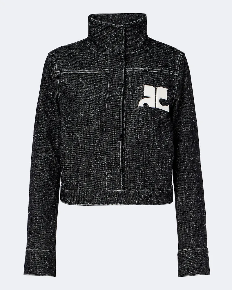 Courrèges Courrèges Jacke aus Denim Schwarz