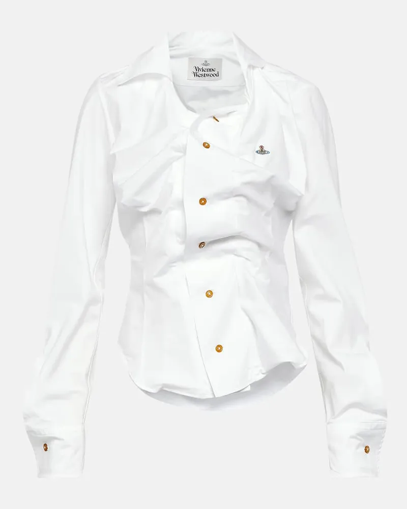 Vivienne Westwood Hemd aus Baumwollpopeline Weiã