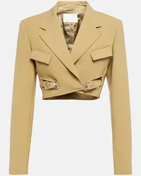 Dion Lee Blazer Interlock Gruen