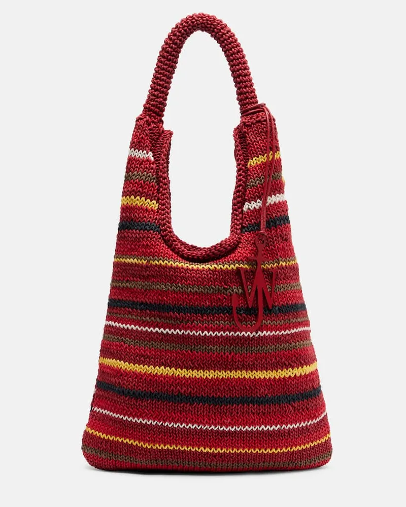 J.W.Anderson Tote Bag aus Baumwolle mit Leder Multicolor