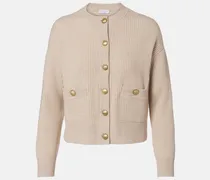Cardigan aus Wolle, Kaschmir und Seide