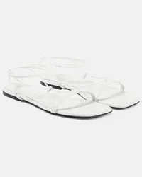 Totême Sandalen aus Leder Weiss