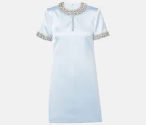 Verziertes Minikleid aus Satin