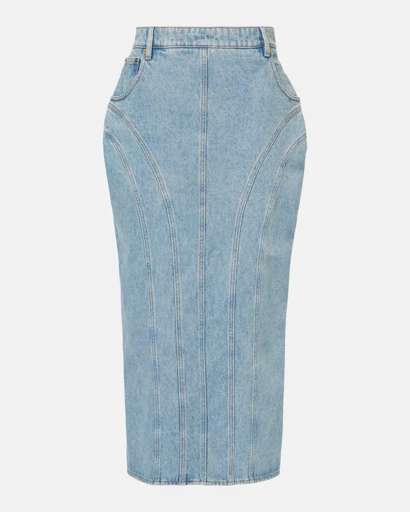 Nina Ricci Jeansrock Blau