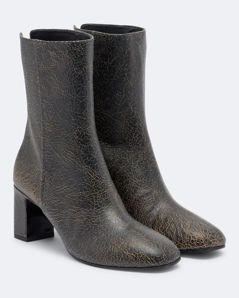 Jimmy Choo Ankle Boots Daze aus Leder Schwarz