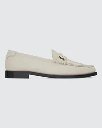 Saint Laurent Loafers Le Loafer aus Leder Weiss