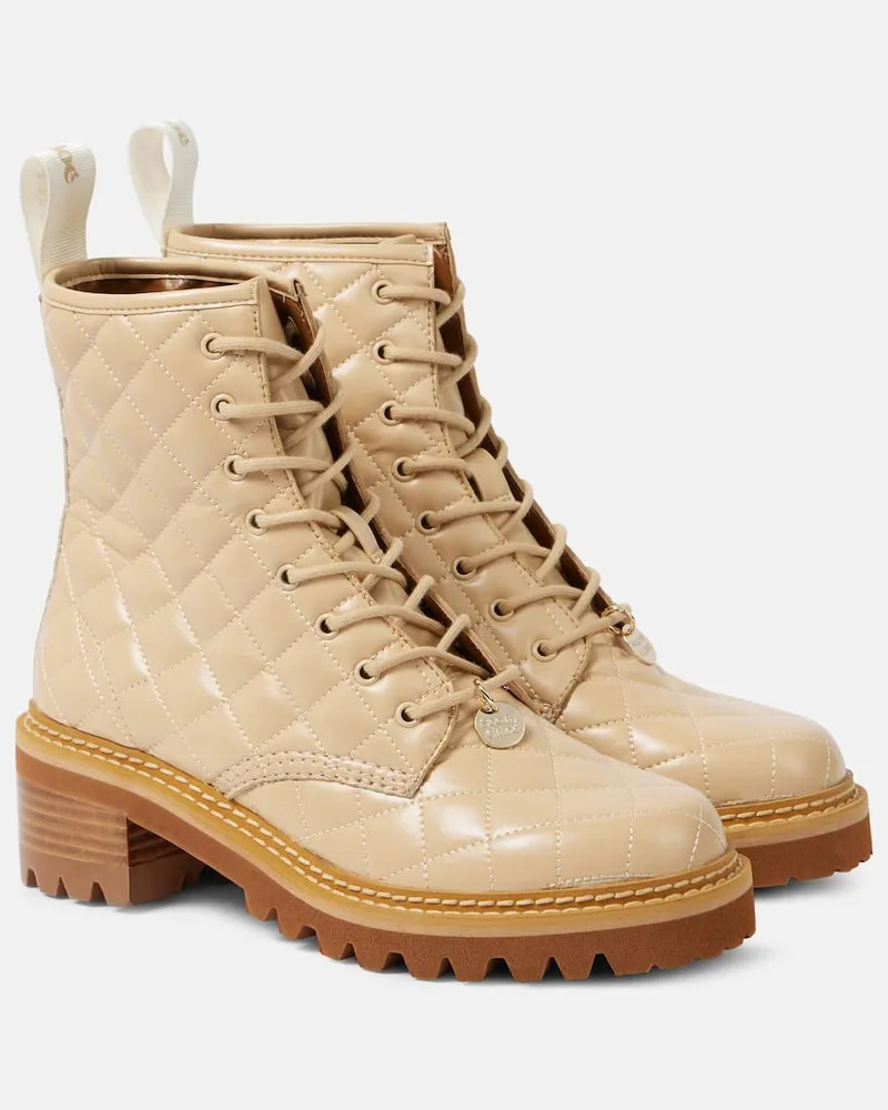 See by Chloé See By Chloé Schnürstiefel Jodie aus Leder Neutral