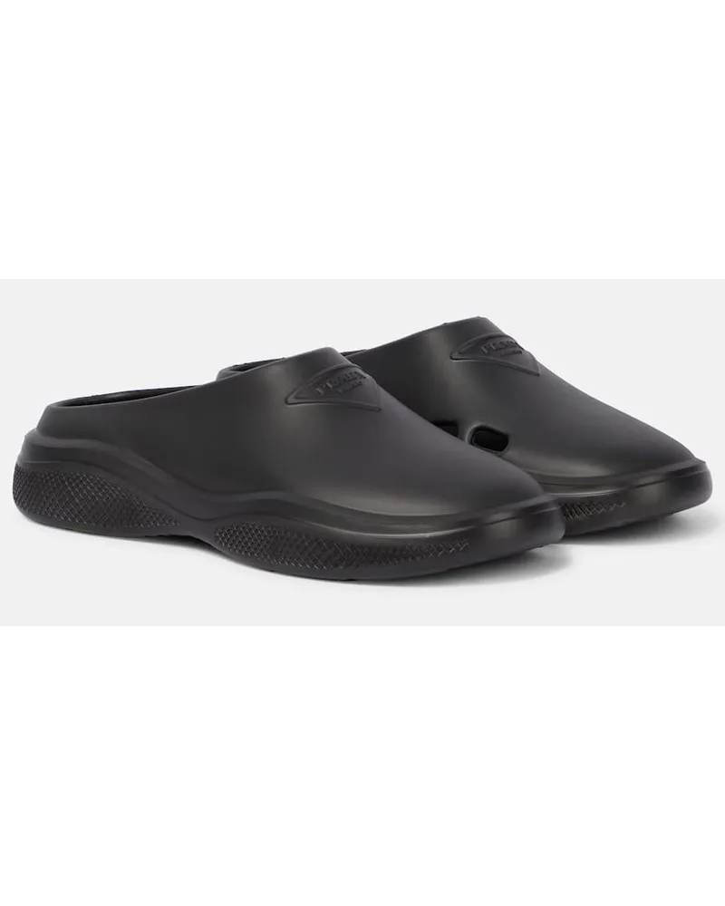 Prada Slippers Schwarz