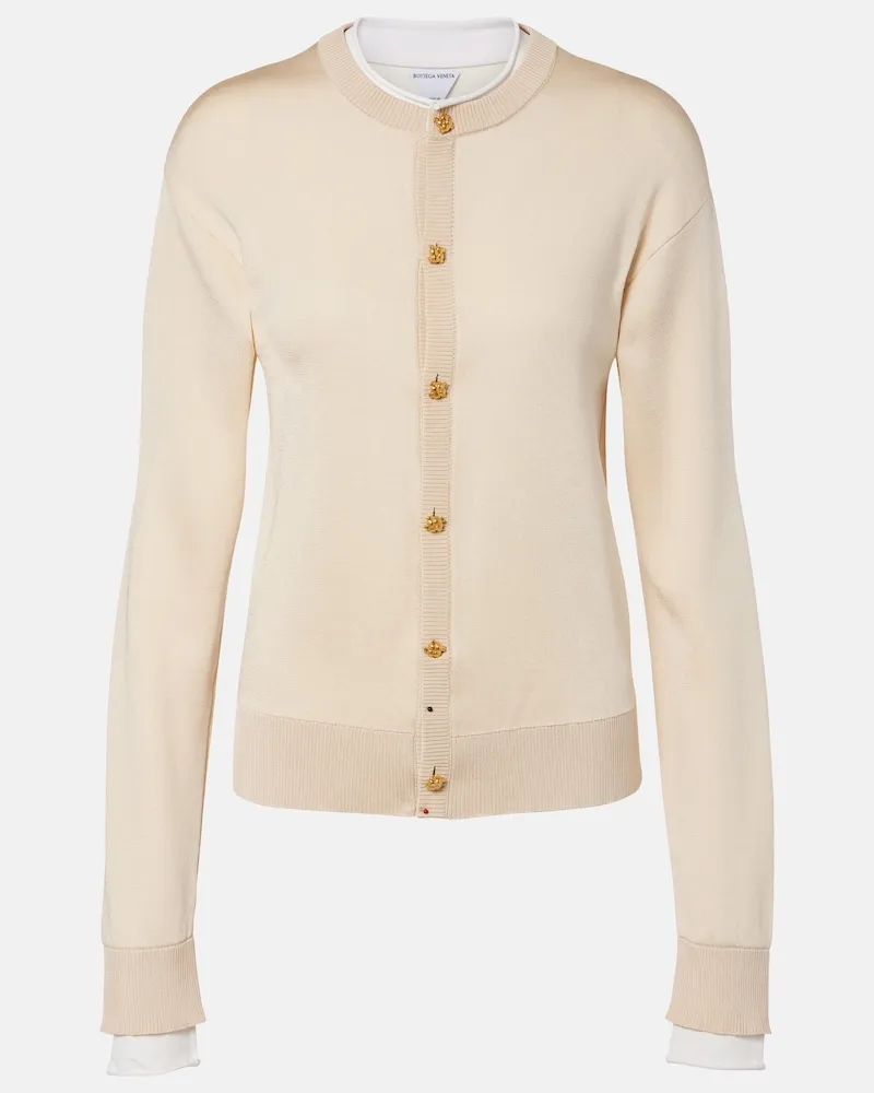 Bottega Veneta Cardigan Knot Beige
