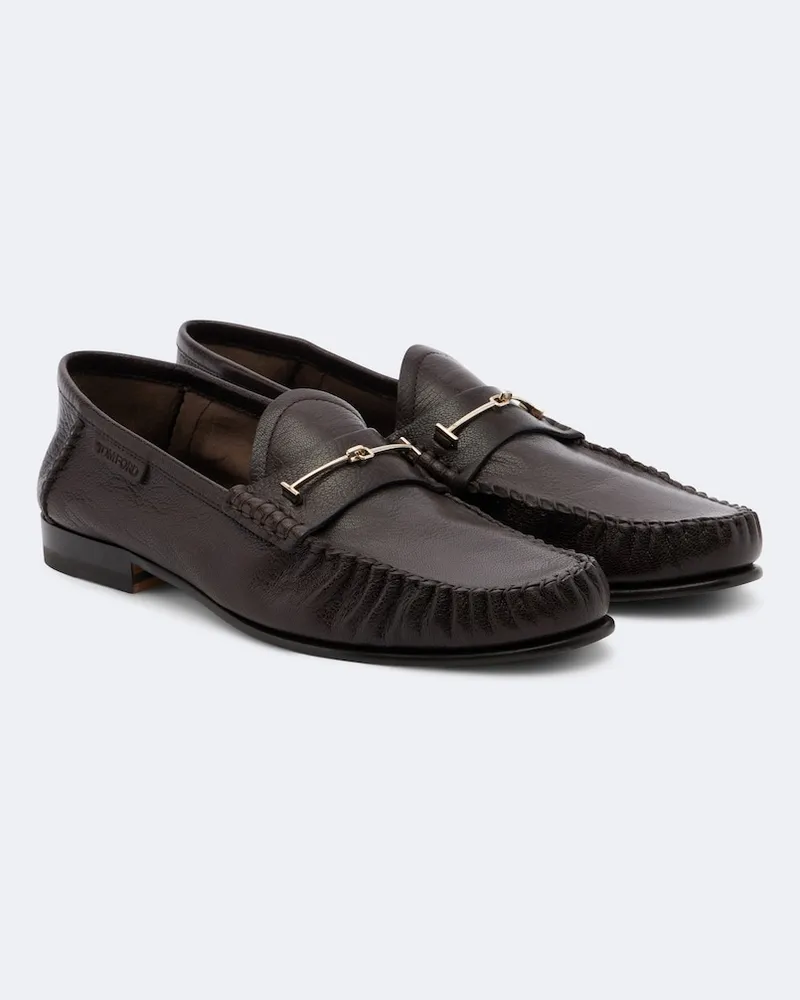 Tom Ford Loafers Ripley aus Leder Braun