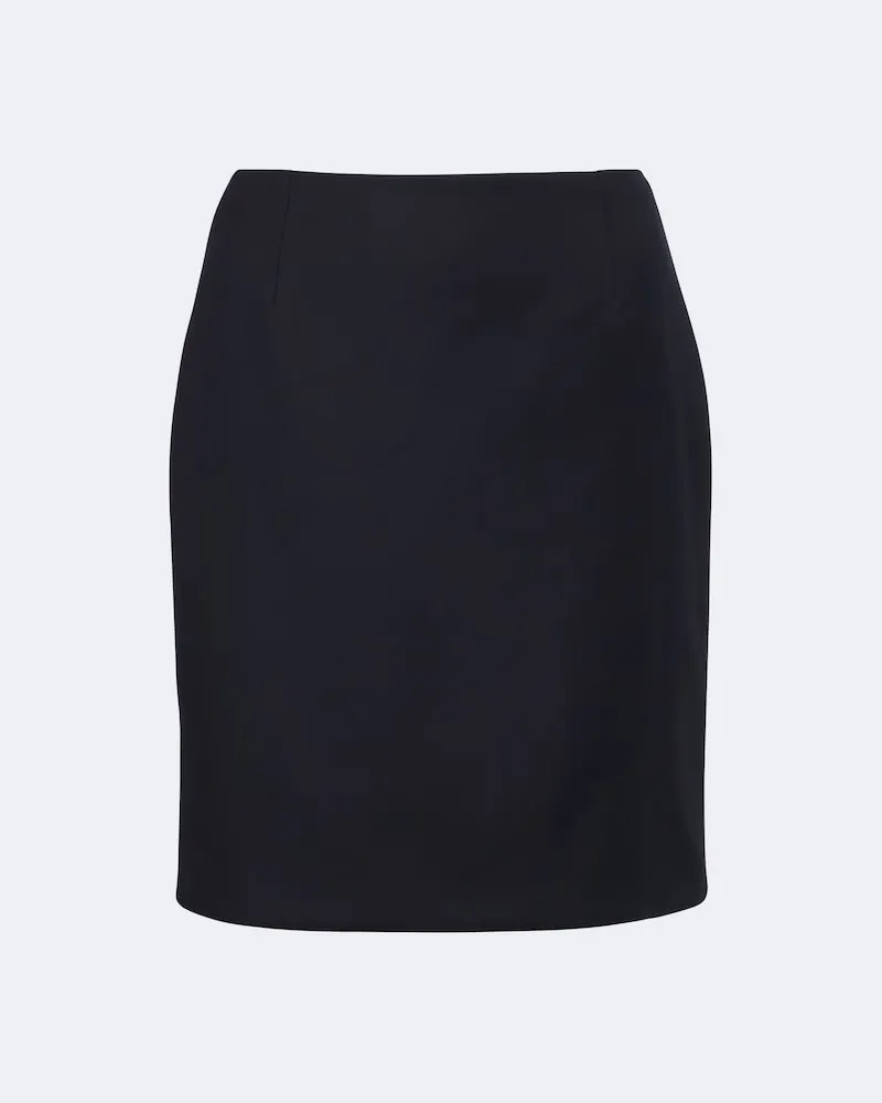 Gucci Minirock aus Wolle Blau