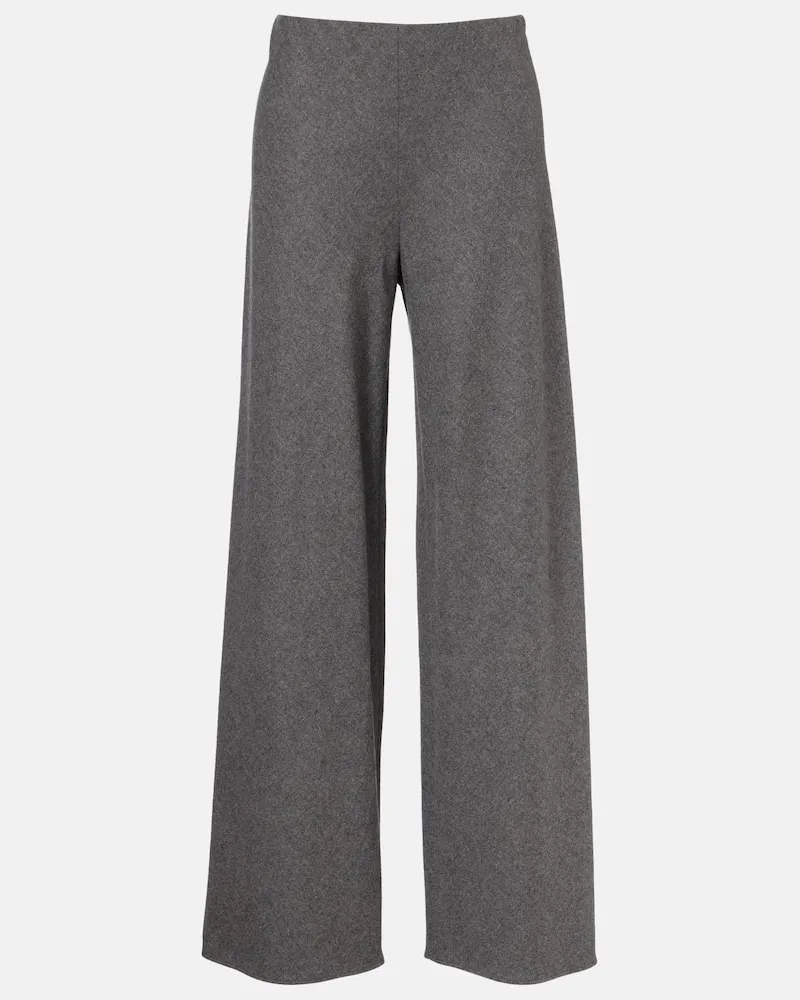 Vince Weite High-Rise-Hose Grau