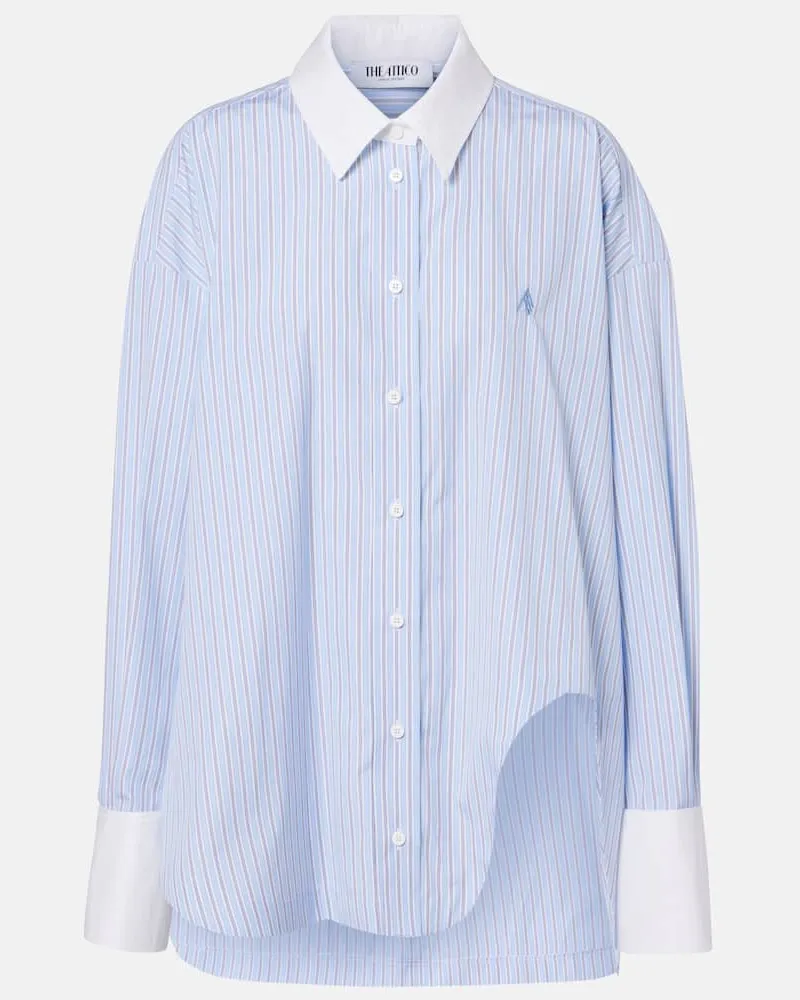 ATTICO Hemd aus Baumwolle Blau