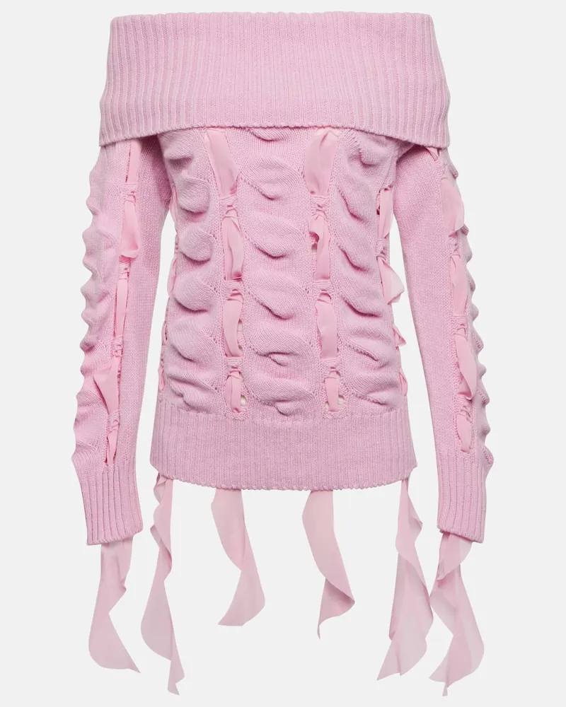 Blumarine Pullover aus Wolle Rosa