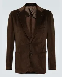 LARDINI Blazer aus Cord Braun