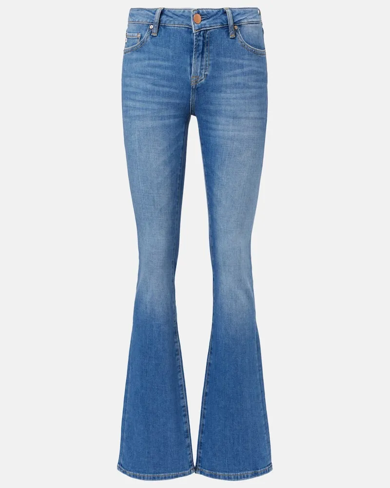 Adriano Goldschmied Low-Rise Bootcut Jeans The Legging Blau
