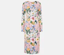 Midikleid aus einem Seidengemisch
