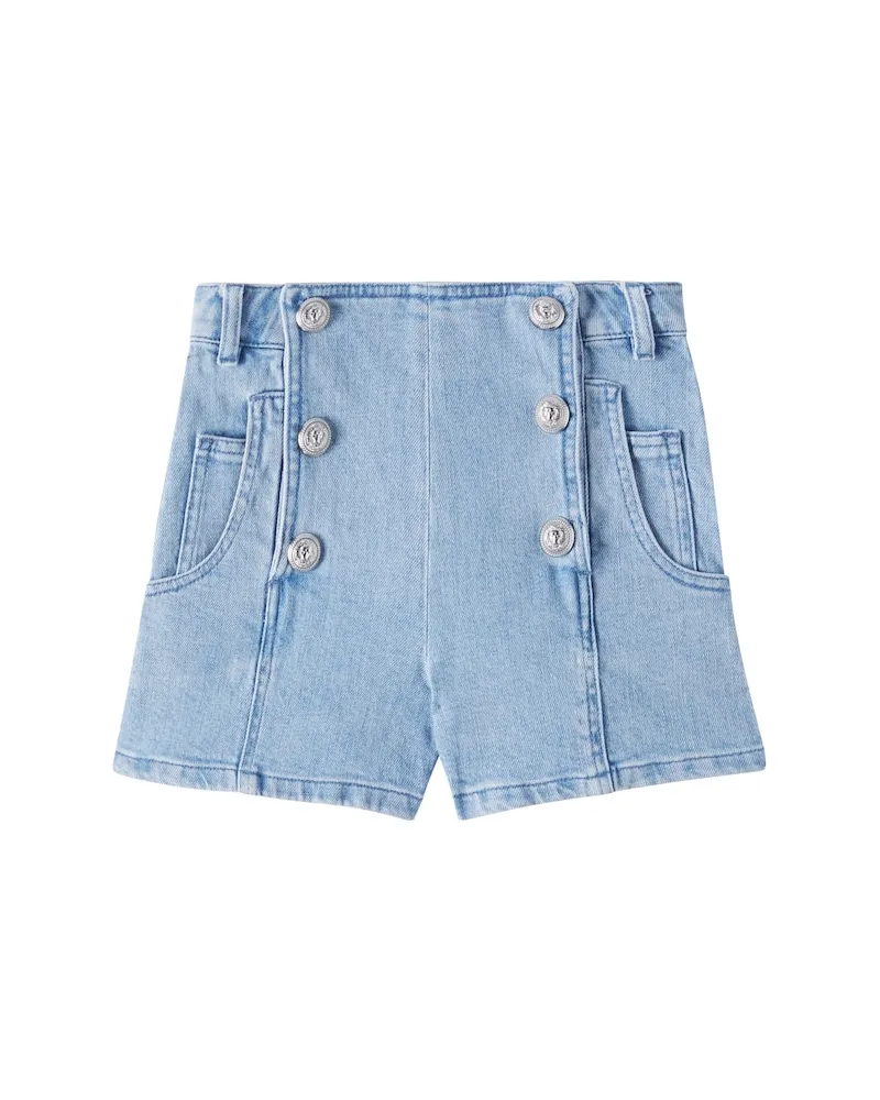 Balmain Jeansshorts Blau
