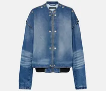 Bomberjacke Snap Off aus Denim