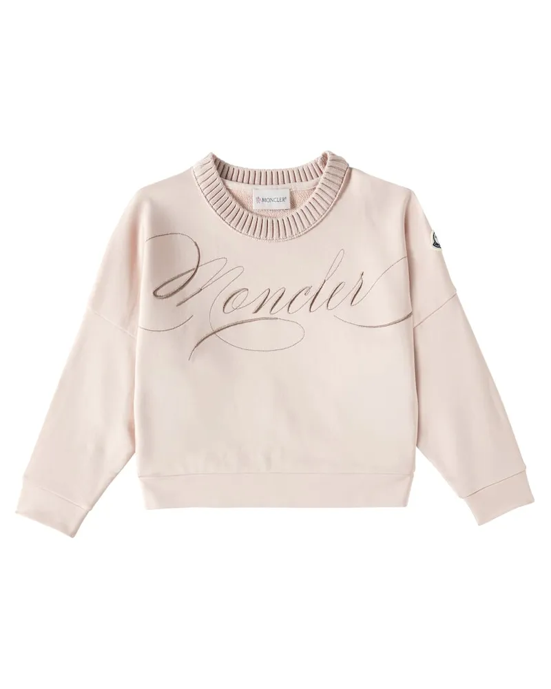 Moncler Sweatshirt aus Baumwolle Pink