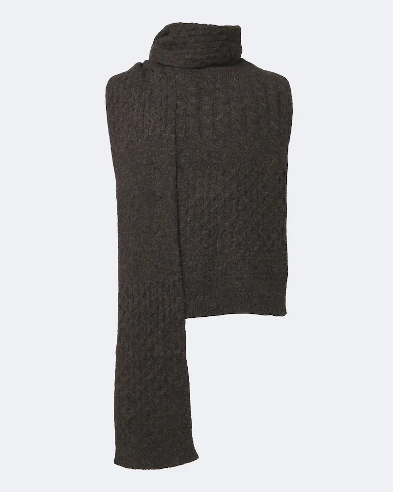 Our Legacy Pullunder aus einem Wollgemisch Braun