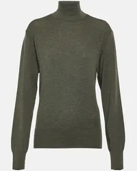 Christophe Lemaire Pullover aus Wolle Gruen