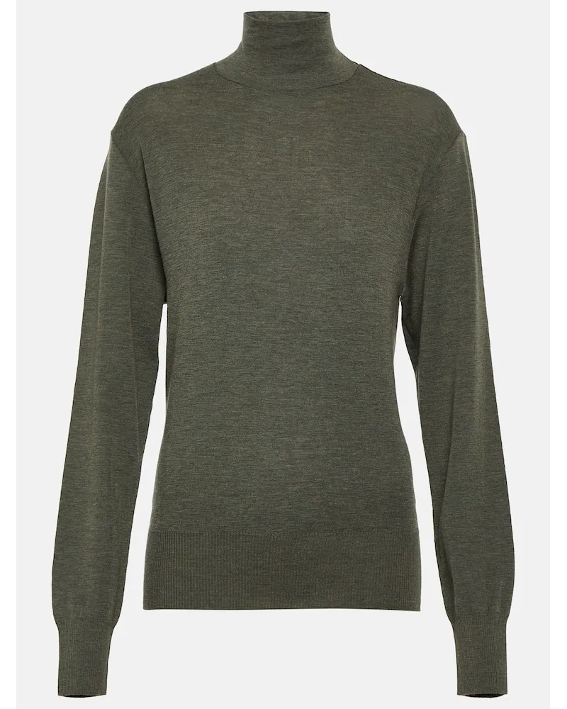 Christophe Lemaire Pullover aus Wolle Gruen