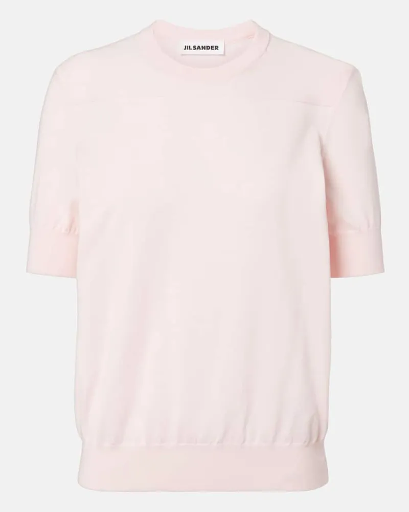 Jil Sander Pullover aus Baumwolle Pink
