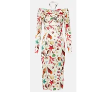 Midikleid Capri aus einem Seidengemisch