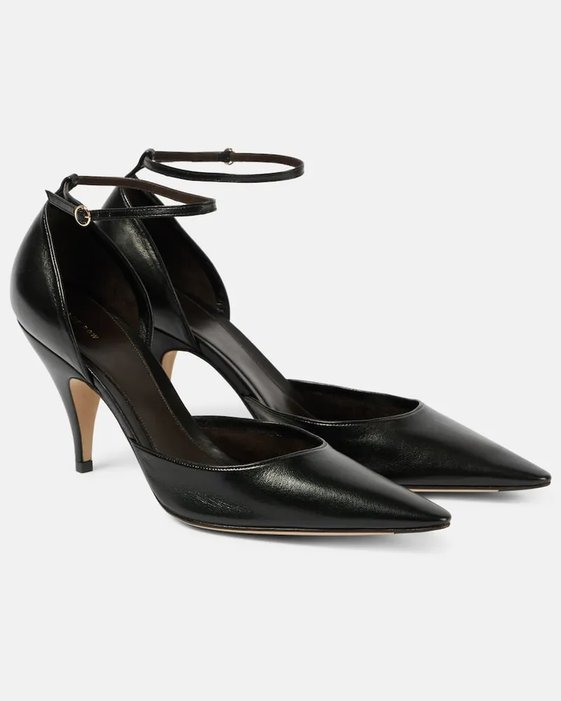 The Row Pumps Uxor aus Leder Schwarz