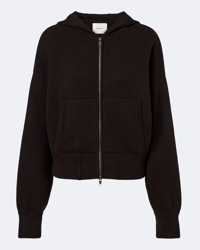 Lisa Yang Cardigan Lilia aus Cashmere Braun