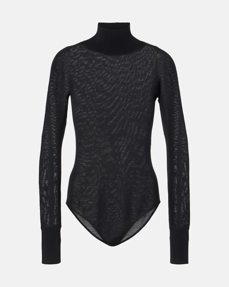 Alaïa Alaïa Body aus Wolle Schwarz