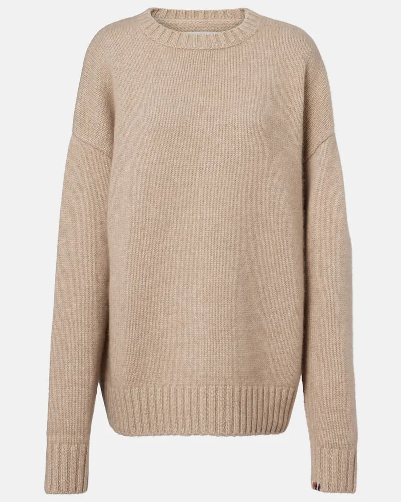 extreme cashmere Pullover Lovely aus Kaschmir Beige