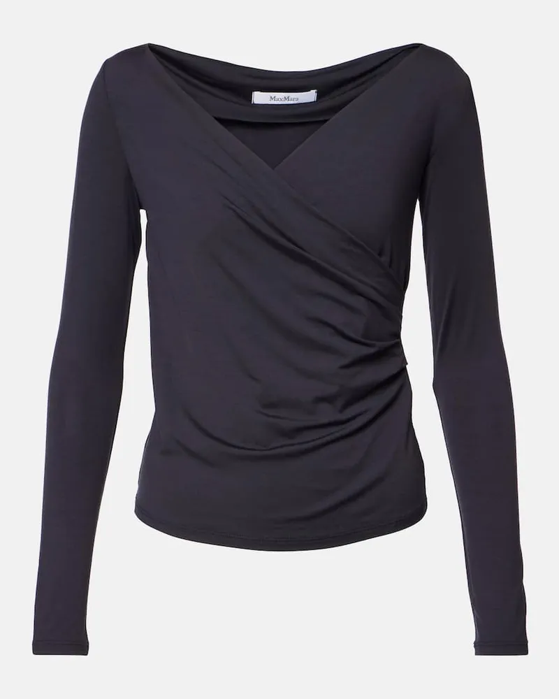 Max Mara Top Yale Blau