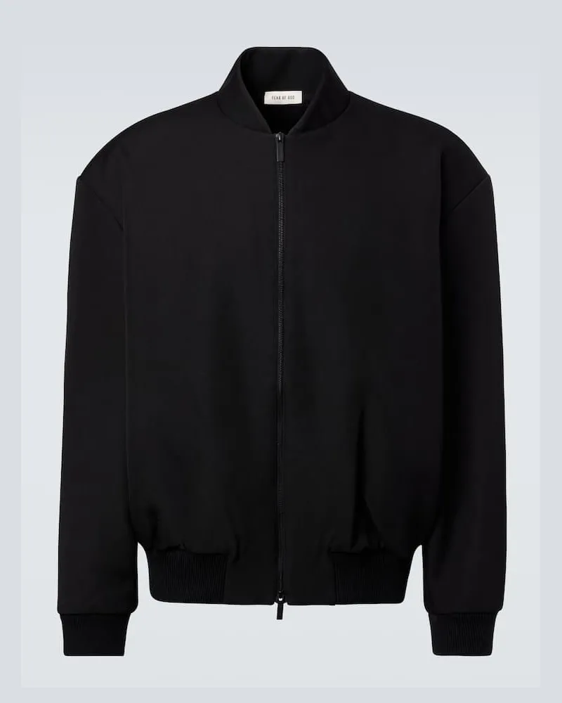 Fear of God Blouson aus Wolle und Baumwolle Schwarz