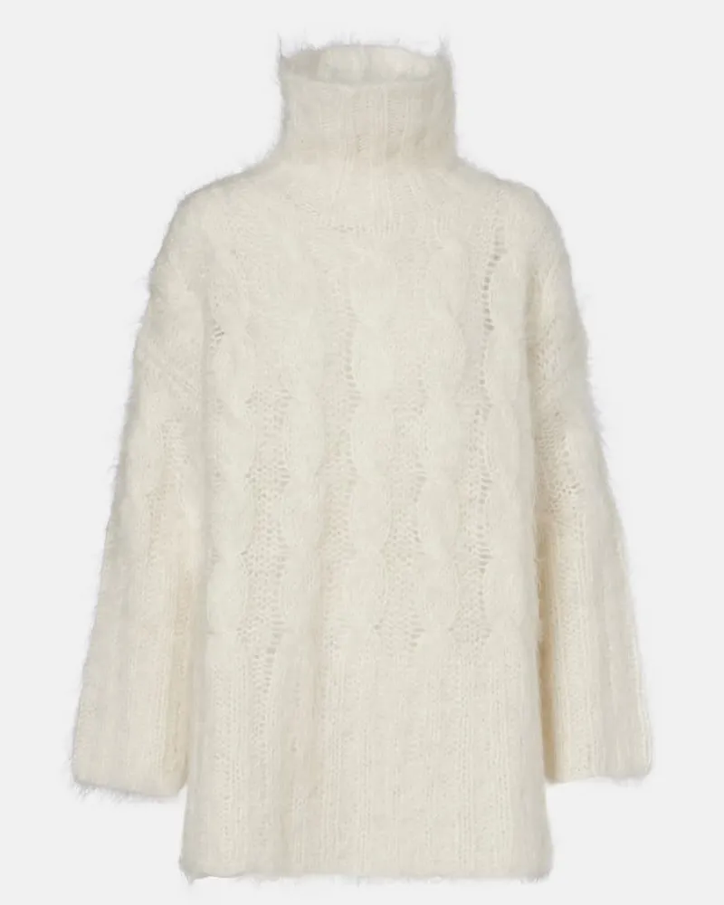 Joseph Pullover Fortin aus einem Mohairgemisch Weiß