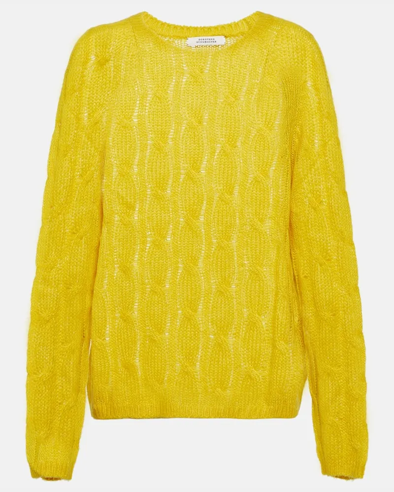 Dorothee Schumacher Pullover Sheer Softness Gelb
