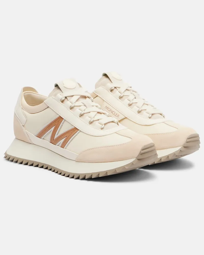 Moncler Sneakers Pacey2 mit Veloursleder Neutral