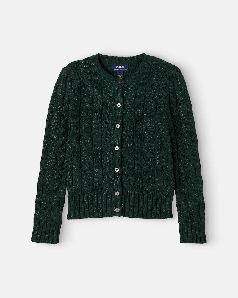 Ralph Lauren Cardigan aus einem Baumwollgemisch Grün
