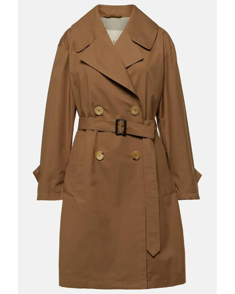 Max Mara Trenchcoat aus Twill Beige