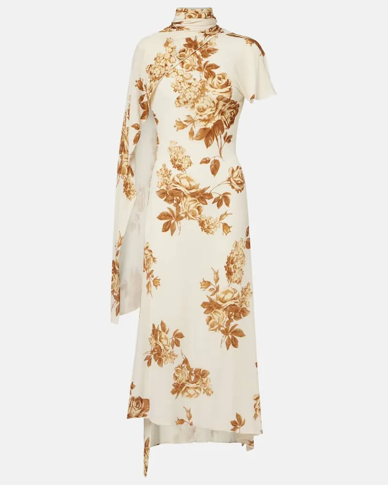 Magda Butrym Bedrucktes Midikleid Multicolor