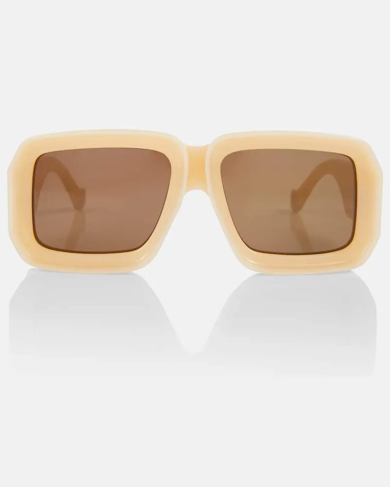 Loewe Paula's Ibiza Eckige Sonnenbrille Braun