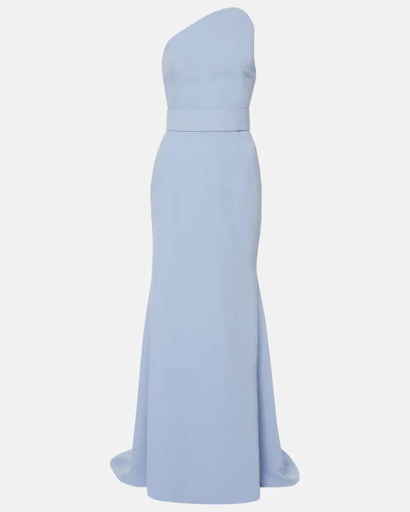 Solace London One-Shoulder-Robe Seraphina Blau