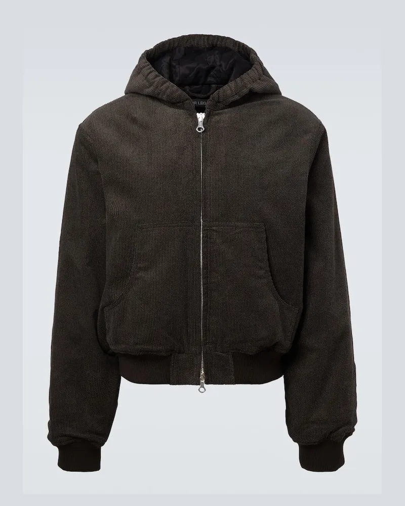 Our Legacy Jacke Bank aus Cord Braun