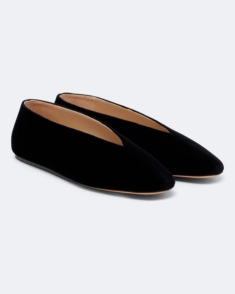 Le Monde Béryl Le Monde Béryl Ballerinas Olympia aus Samt Schwarz