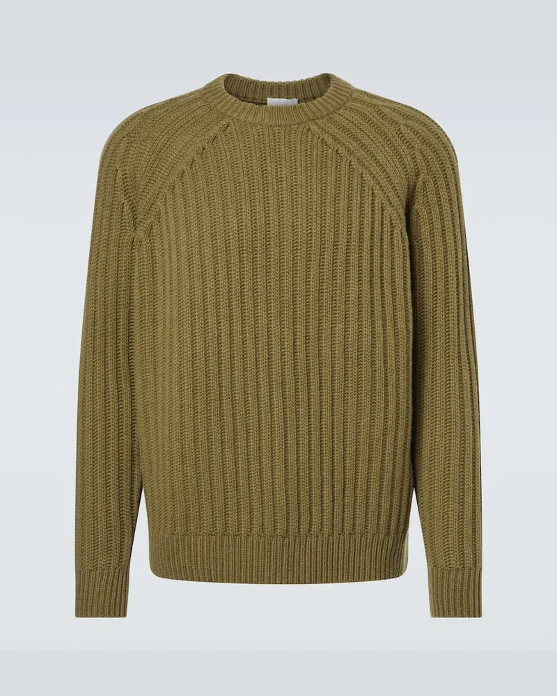 ALLUDE Pullover aus Wolle und Kaschmir Grün
