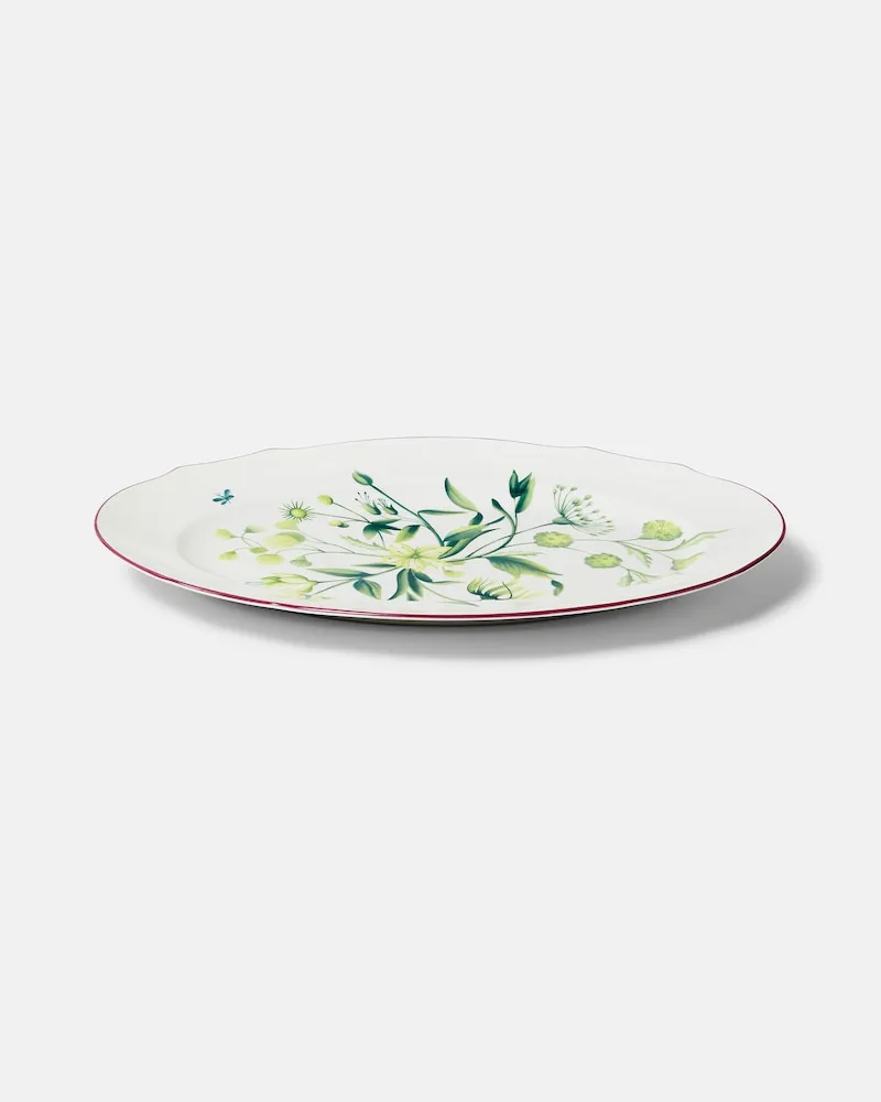 Ginori 1735 Servierplatte Florenza Duchessa Weiß