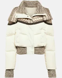 Chloé Chloe Wattierte Jacke Weiss