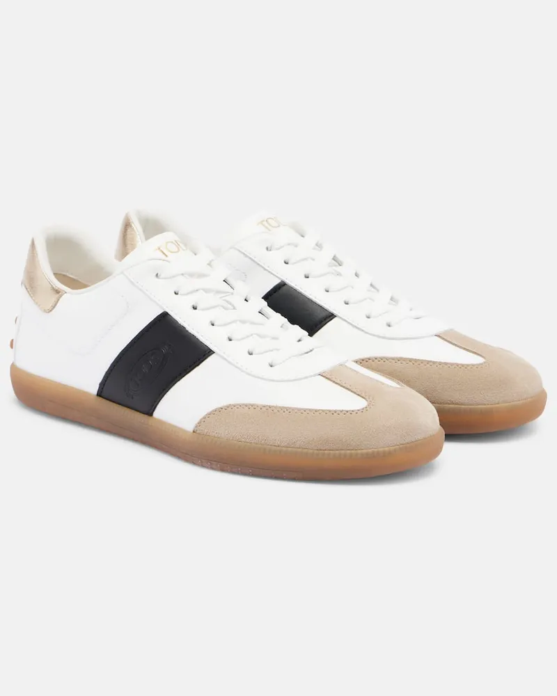 TOD'S Sneakers aus Leder Weiß