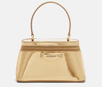 Schultertasche Antigona aus Metallic-Leder